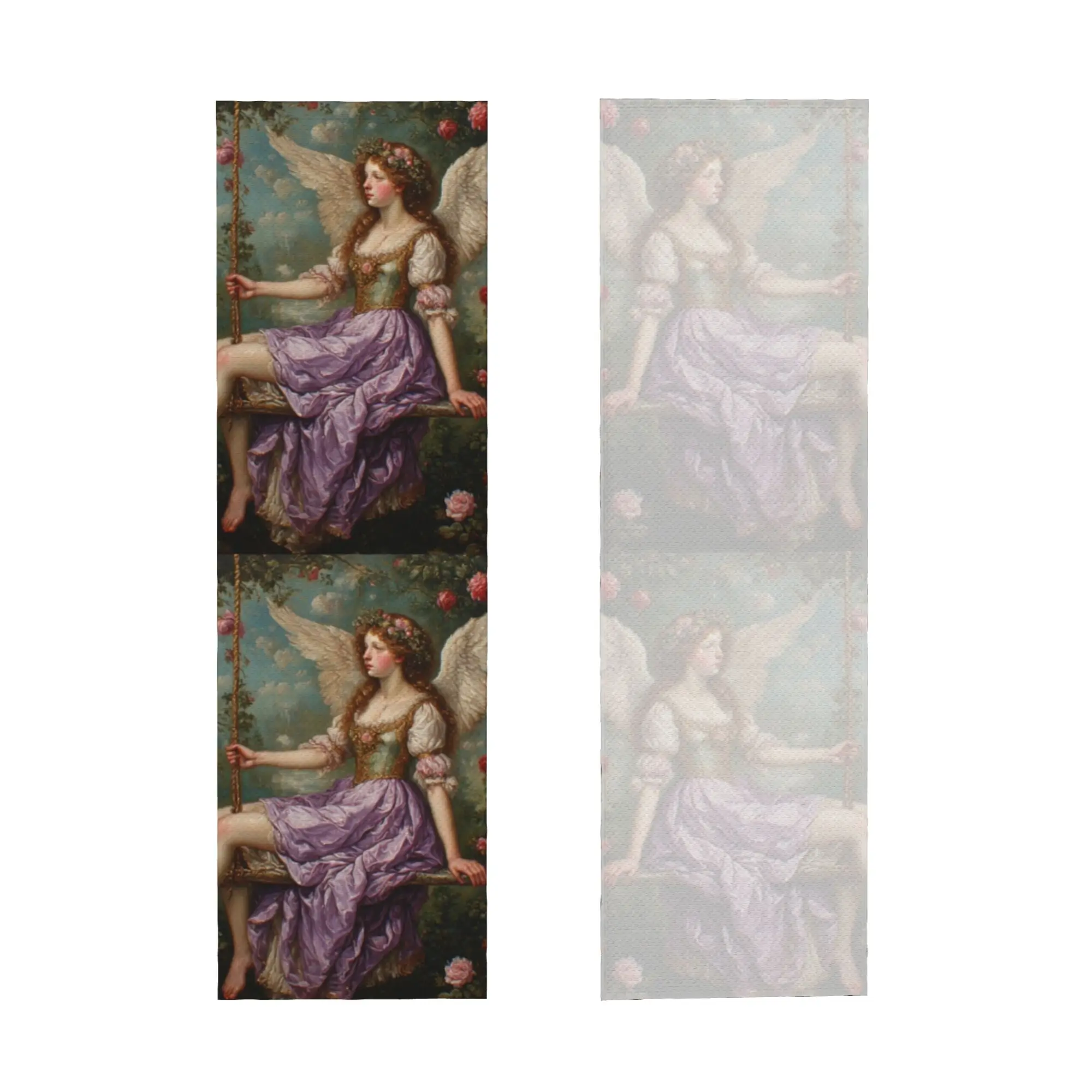 Victorian Angel And Flowers Cold Exercise Towel Face Towel Quick Dry  Bath Breathable Cold Towel