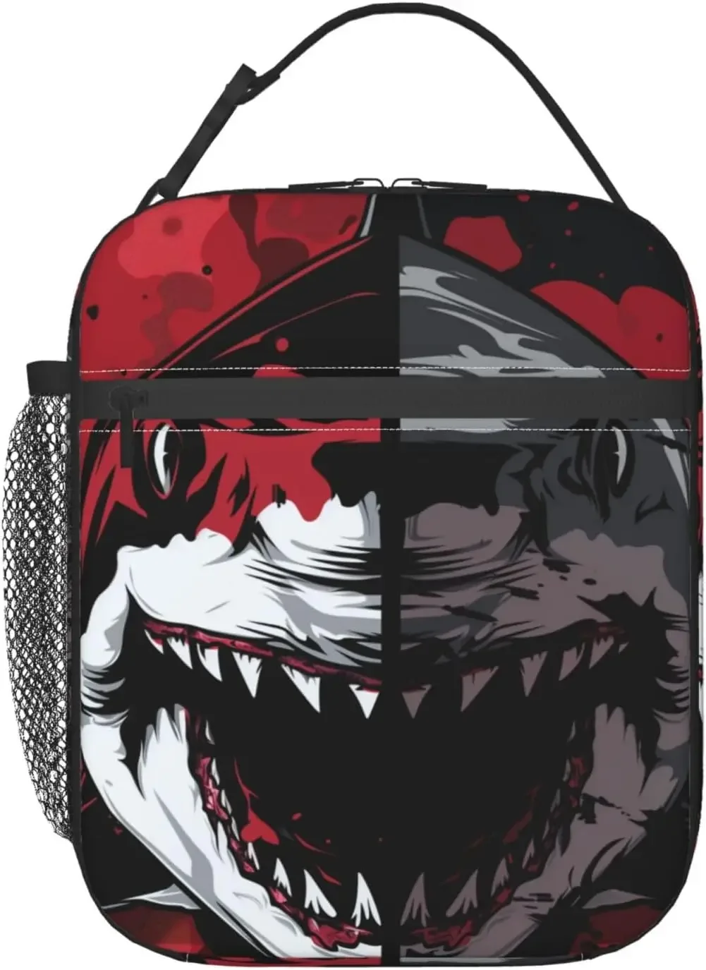 Shark Lunch Bag for Adults Boys Girls Lunch Box for Work,Picnic,School,Travel,Hiking,Beach or Fishing Polyester Shark