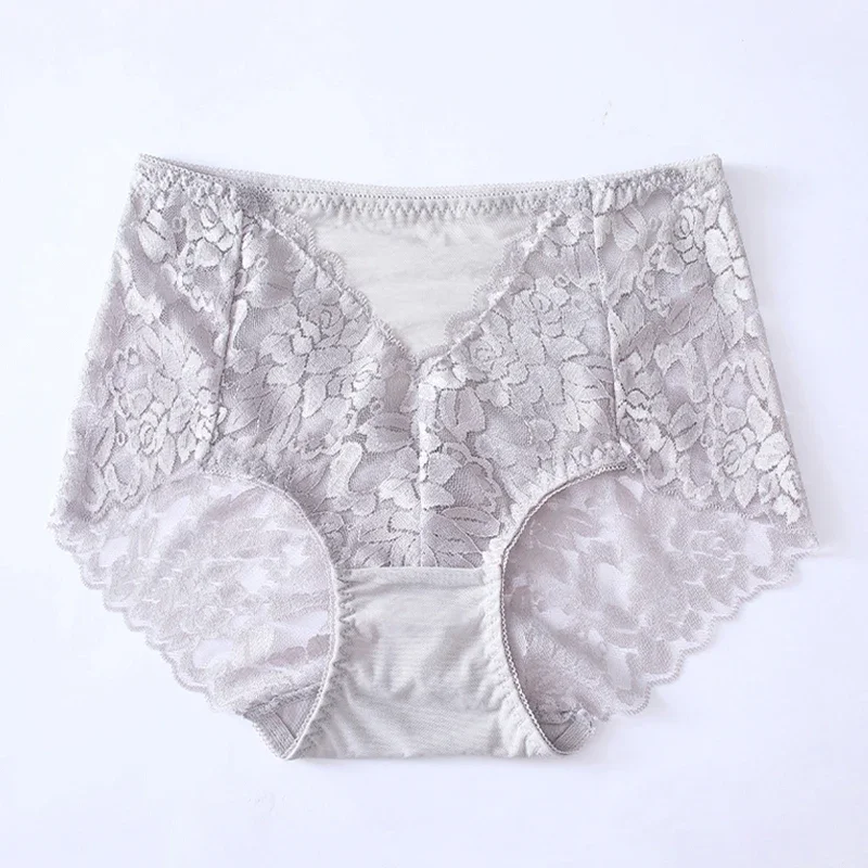 

Бесшовное кружевное нижнее белье, женские сексуальные сетчатые трусики с высокой талией, прозрачные шелковые женские хлопковые трусики для здоровья, нижнее белье