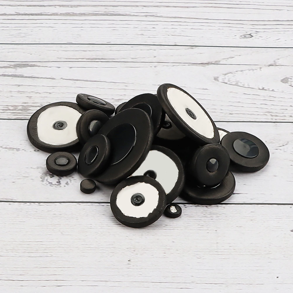 

25 pcs Saxophone Key Pads Set Thick Faux Durable Replacement Mats Easy Install Stylish For All Models S411 Instrument