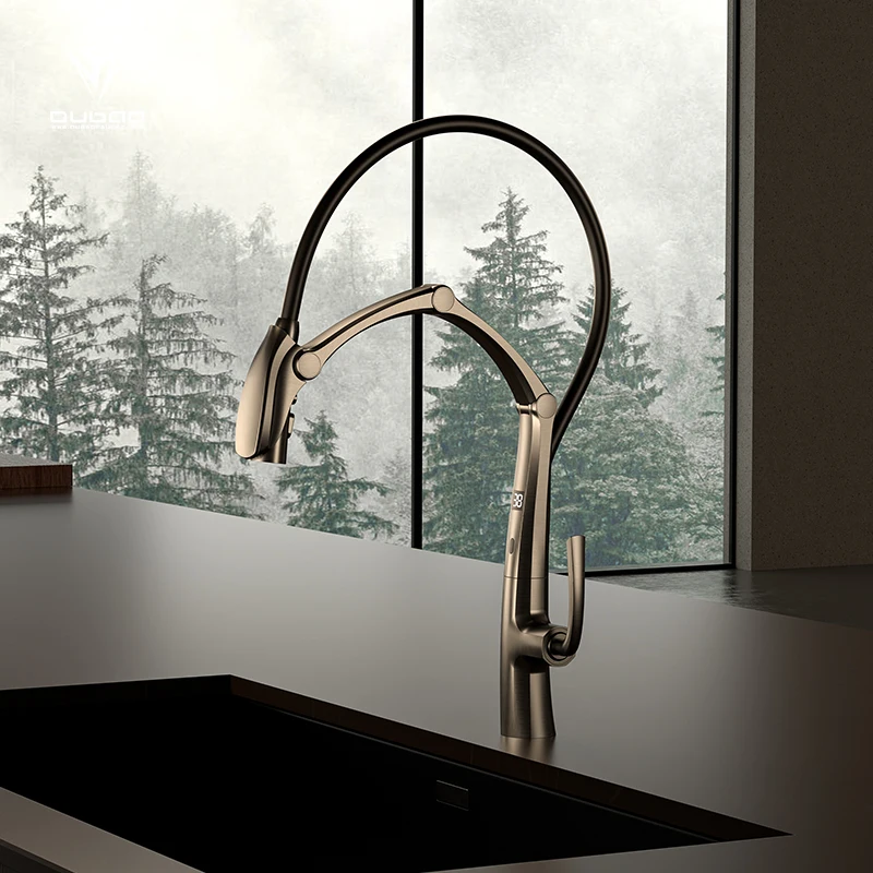 

New Design Luxury Digital Display Tap Touchless Kitchen Sink Faucets