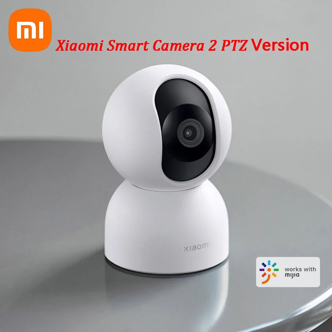 

Xiaomi Mijia умная камера 2 PTZ версия Mi Cam 1440P 2,5 k ультра-Мерцающая полноцветная ИИ Смарт 360 ° приложение Mi Home дистанционное управление