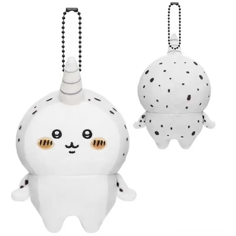 Joke Bear Cross-dressing Frog Christmas Narwhal Small Cute Cartoon Plush Plush Doll School Bag Decoration Small Pendant