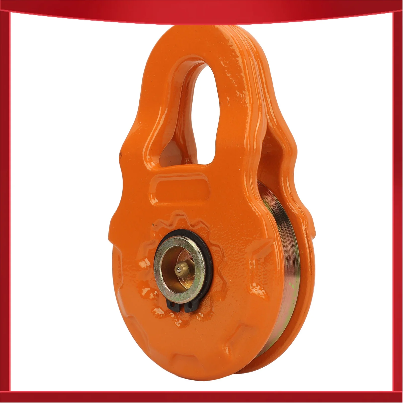 Snatch Block Heavy Duty 25000lbs Minimum Break Strength 12500 Lbs Working Load Limit for Tractor Truck ATV UTV