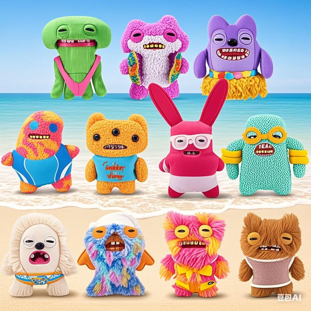 Fuggler peluche nueva serie Vacay Vibes Mr Buttons Rabid Rabbit Hedge Grog Greedy Grinner Sketchy ardilla juguete suave