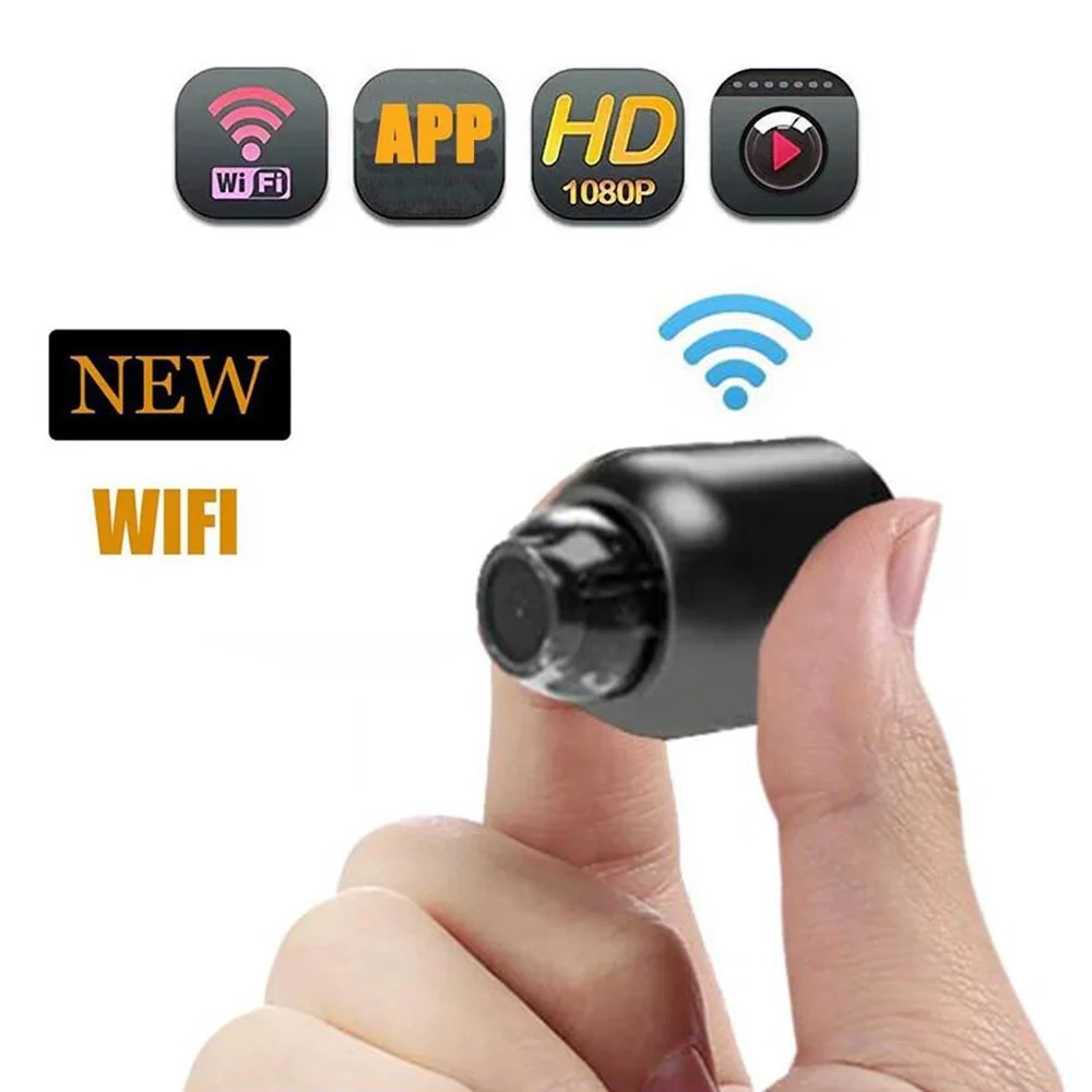 1080P HD Mini WiFi Camera Indoor Safety Security Surveillance Baby Monitor Night Vision Camcorder IP Cam Audio Video Recorder