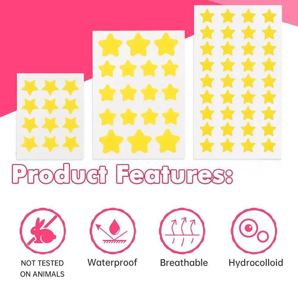 Mini Star Butterfly Invisible Acne Removal Pimple Patch, Pimple Acne Concealer, Face Spot, Cuidados com a pele Adesivos, Ferramenta de beleza