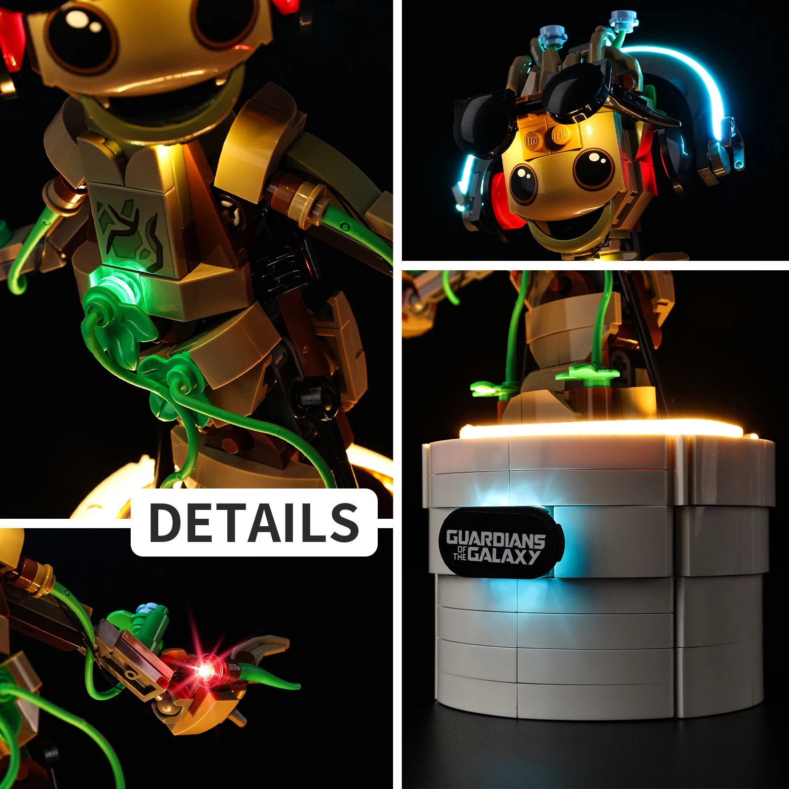 

LED Light Set for LEGO Dancing Groot 76297