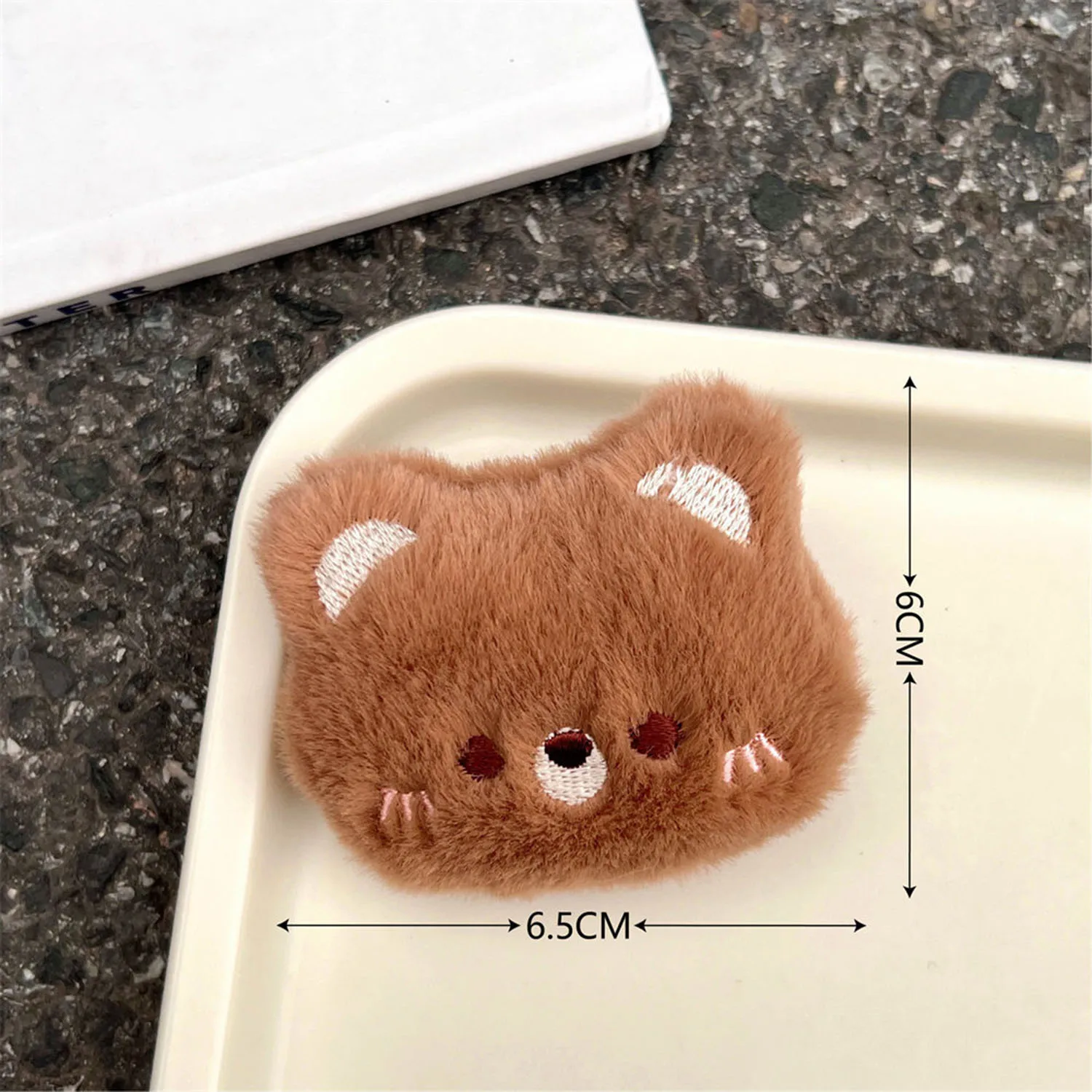 Cartoon DIY Clothes Badge Pins Backpacks Pendant Decoration Accessories Cute Plush Bear Brooch For Girl Fashion Cloth Jewelry