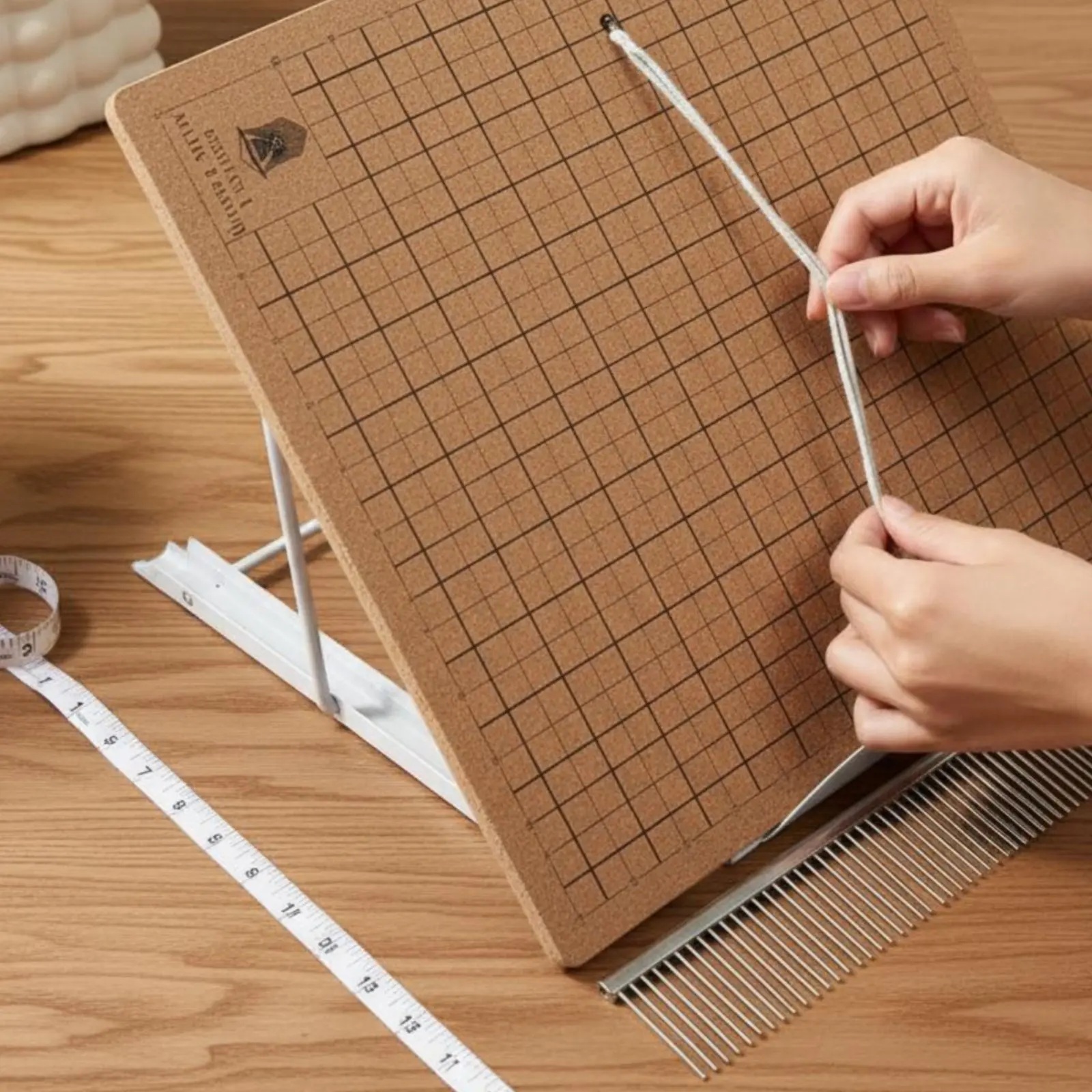 

108 Pieces Lace Weaving Board Reusable Bracelet Making Board Braiding Mat Pattern Guide Craft Supply Adjustable for DIY