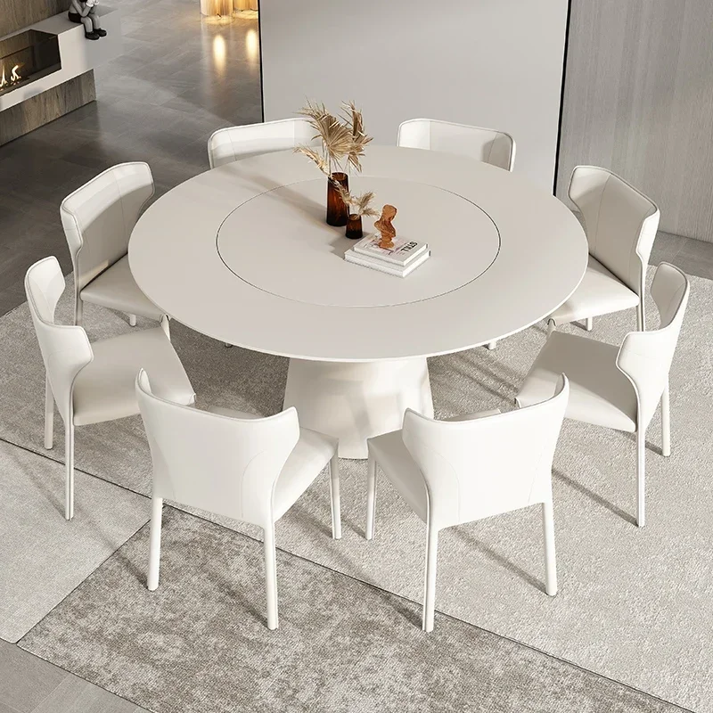 Sedentary Modern Console Dining Table Round Center Simple Design Dining Table Corner Kitchen Mesa Para Cocina Salon Furniture