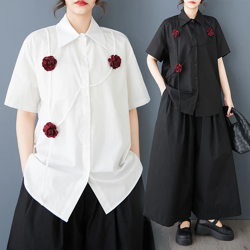 

Sweet ort Sve irt Loose Patchwork Color Casual Commute Spring Summer New Sle plus Size Women's Inner Wear