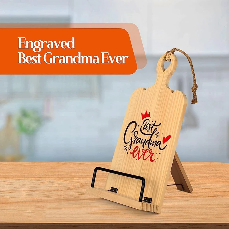 Tablet Stand Kochbuch Stand rustikale Bauernhaus Buchhalter für Muttertag Geschenke für Frauen