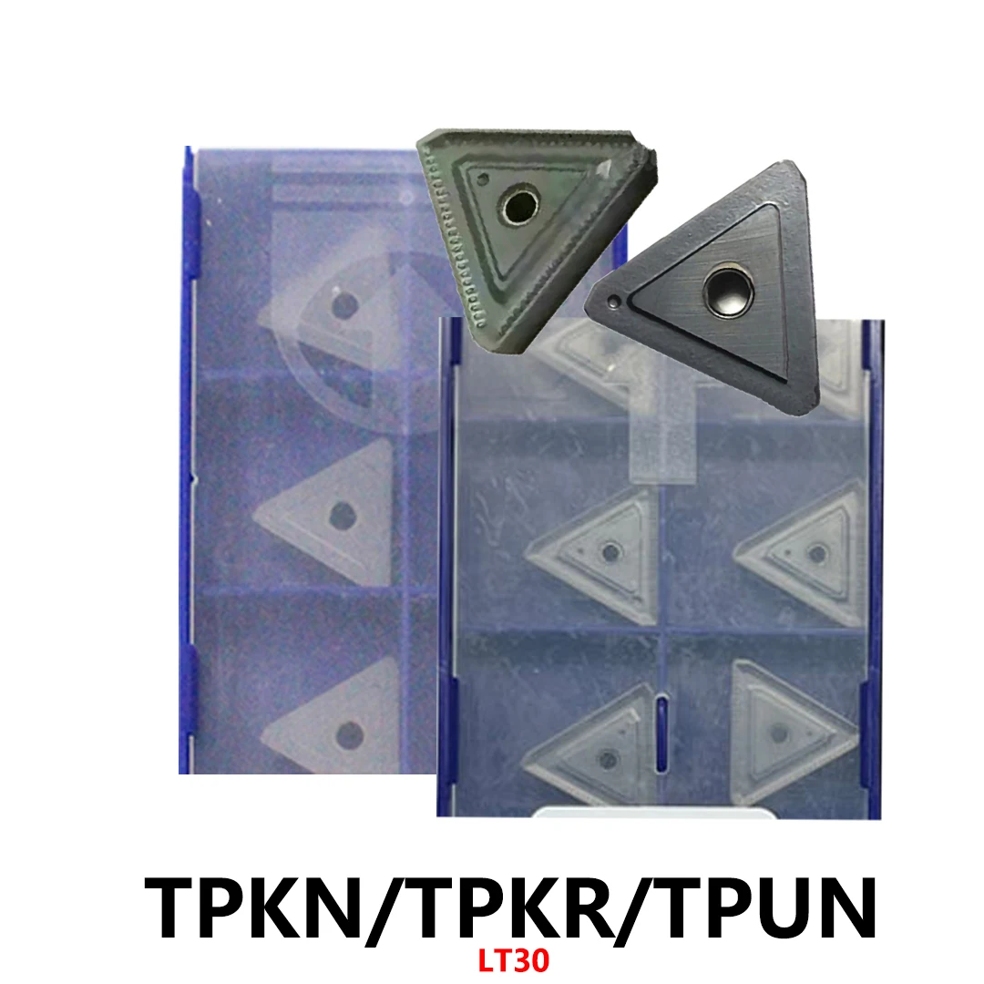 الأصلي TPKN1603PDTR TPKN2204PDTR TPKR1603 PDTR TPUN160308 LT30 أدوات المخرطة TPKN1603 القاطع كربيد إدراج TPKN TPKR TPUN