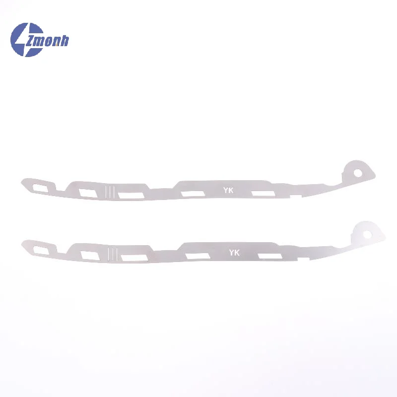 New！2Pcs Front Bumper Repair Metal Plate Buckle Broken Opening Rotten Buckle Repairer Bracket For Golf 6 R20 2009-2014