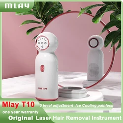 MLAY T10 Laser Hair Removal Ice Sapphire Painless Epilator Permanent IPL Hair Removal Device Home Use Laser Epilator Machine