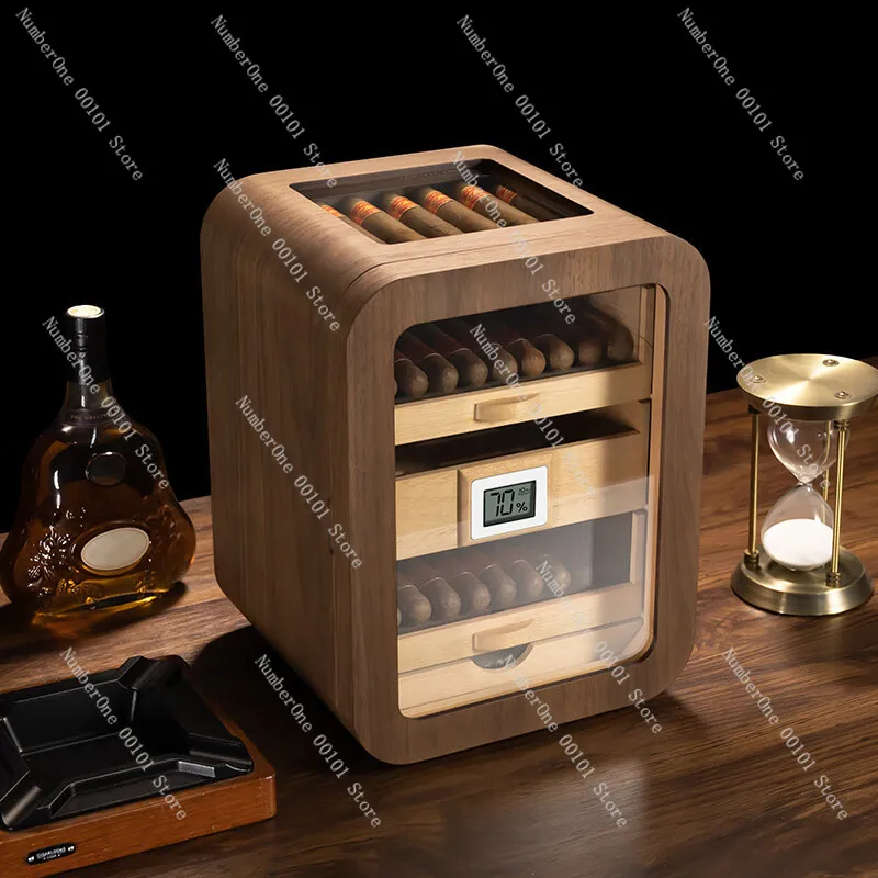 For Cigar Moisturizer Fashion Curved Ebony Light Luxury CH-24DI1
