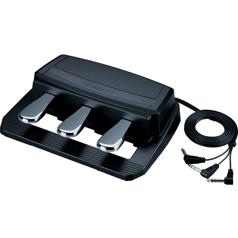 Roland DP-2 DP-10 RPU-3 synthesizer electric piano MIDI keyboard sustain pedal three pedals