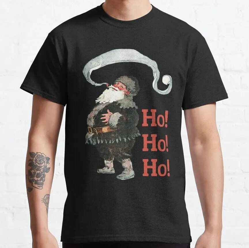 Vintage Chubby Santa Classic    Unisex summer T-shirt Cotton fashion couple clothes