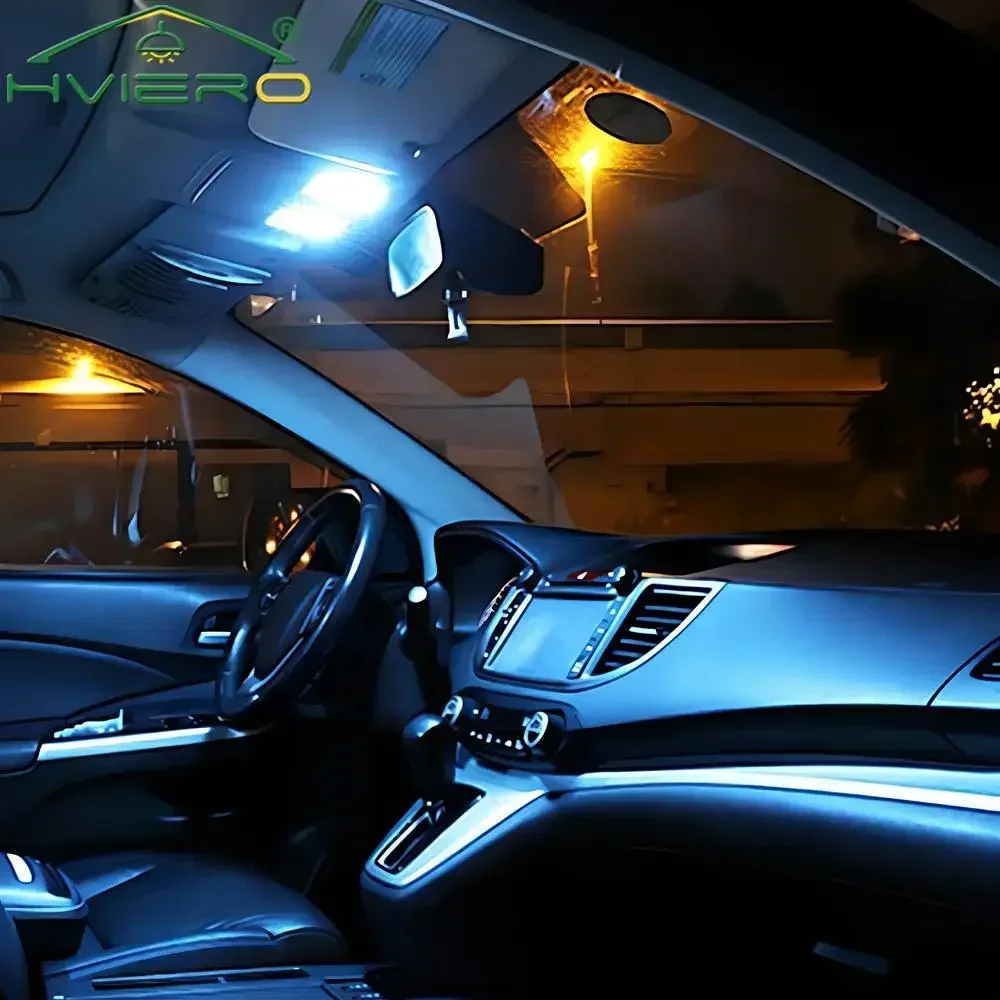 2Pcs RGB Led Mobile Atmosphere Car Bulbs Attachment 24Key Remote Control 36mm 5050 6SMD Lamp Colored Flag Interior Ceiling Light