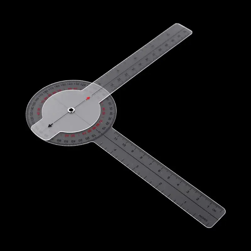 13inch /33cm Goniometer Plastic Medical Joint Measuring Ruler Durable