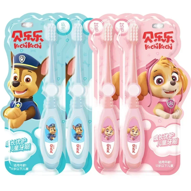 Paw Patrol Kids Toothbrush SPIN MASTER Puppy Rescue Cartoon Printed Chase Skye Daily Use Soft Bristles Children Toothbrush Gifts