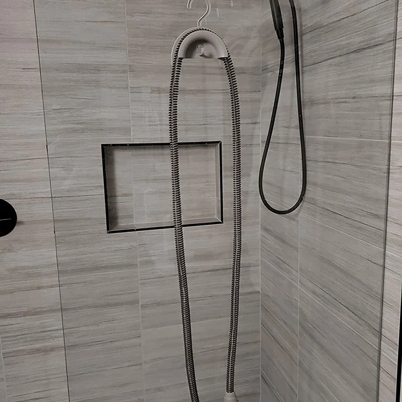 CPAP Hose Holder With Hook Hanger And Suction Cup White Plastic For Drying After Cleaning Sleep And Breathing Machine Parts