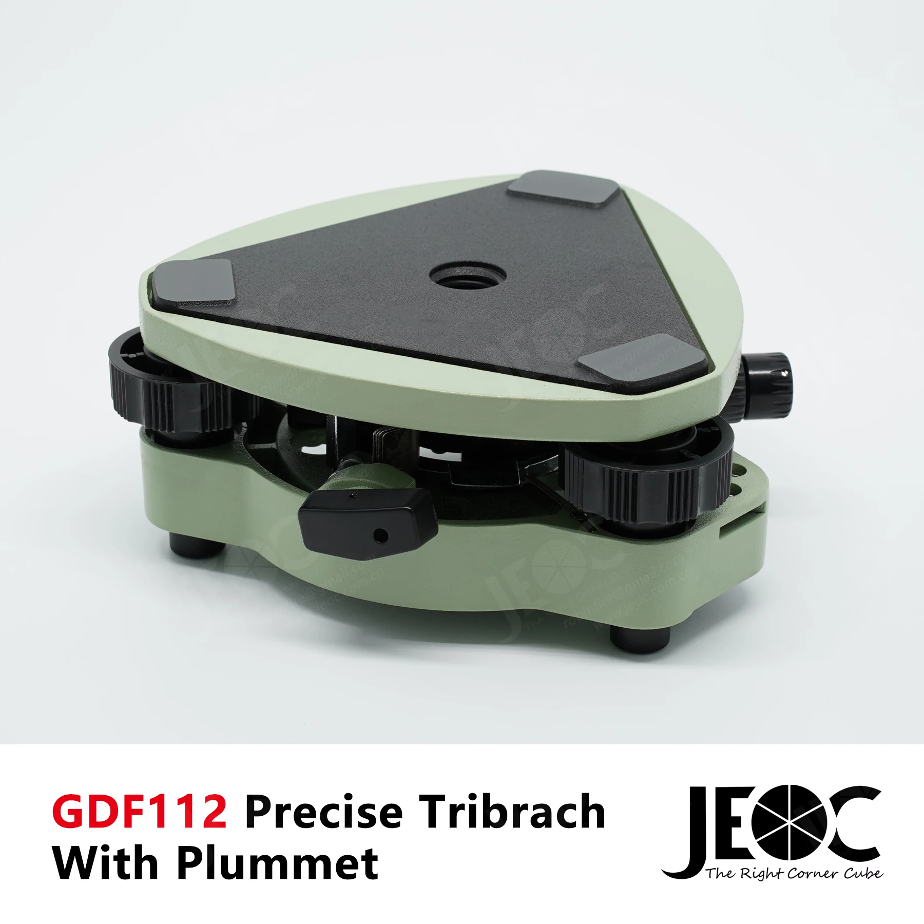 JEOC GDF112 Tribrach for Leica Geosystems, With Optical Plummet, Land Surveying Equipment Accessories