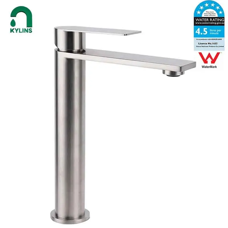 KYLINS WELS Washbasin Faucets brushed nickel mixer tap Bathroom Faucet Sink Kitchen Sinks Basic Faucet Taps Washhand Stand Bath