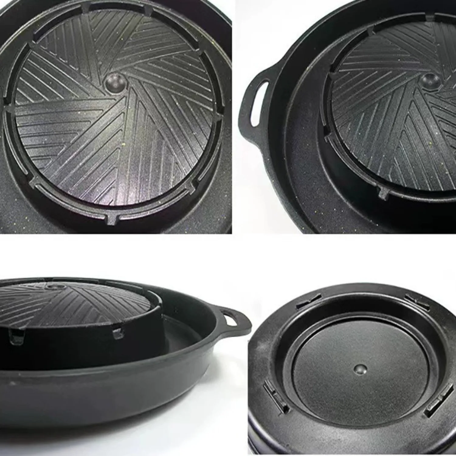 أدوات خبز Maifan حجر غير لاصق أدوات خبز منزلية خارجية تجارية محمولة كارتيزر طبق شواء وعاء شواء