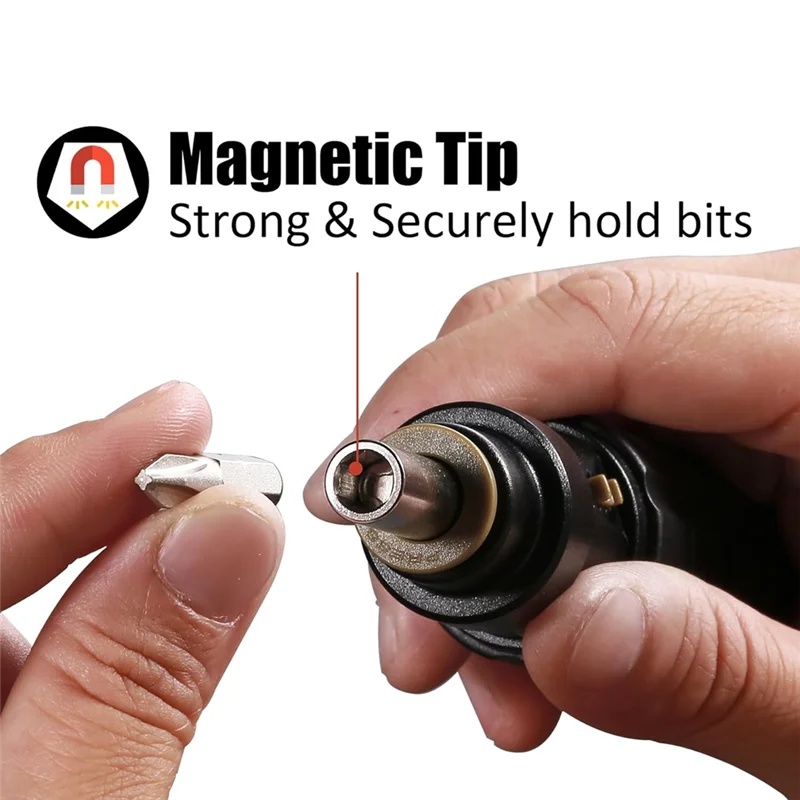 

AA01-10-In-1 Multibit Ratchet Screwdriver, With Phillips/Slotted/Torx/Hex Bits And 1/4-Inch Nut Driver,With Belt Pouch