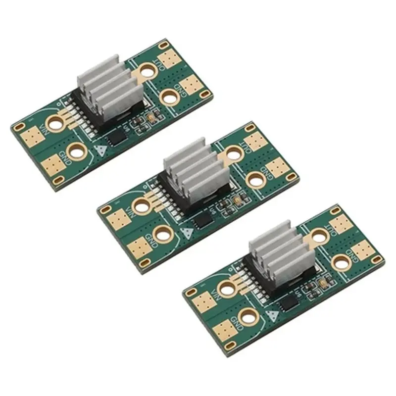Hot Sale-3PCS 5-100V 50A Ideal Diode Electronic Module W Heat Sink For Solar Panel Charging Anti-Backflow