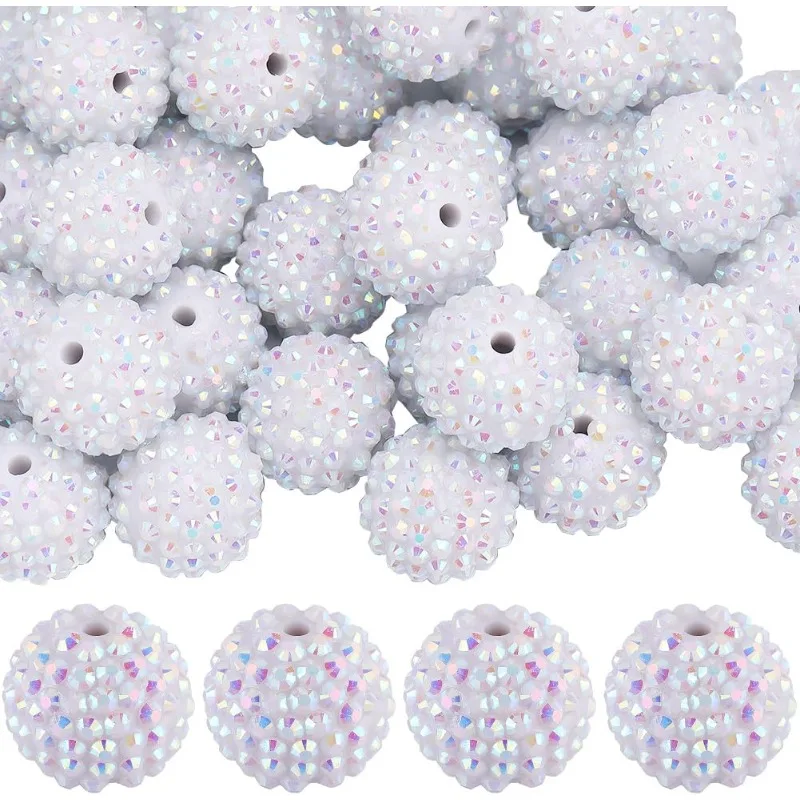 

40 шт., крупные бусины из смолы, 20 мм