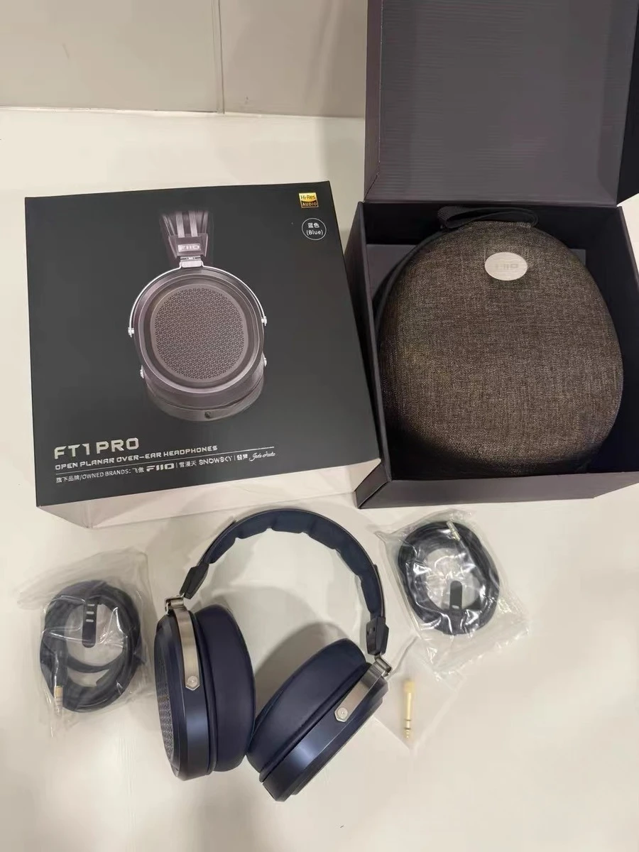 Open-Back Planar Driver Headphone，For Home Studio Recording，FT1 Pro Magnetic Wired Hi-Fi Headset Hi-Res Audio