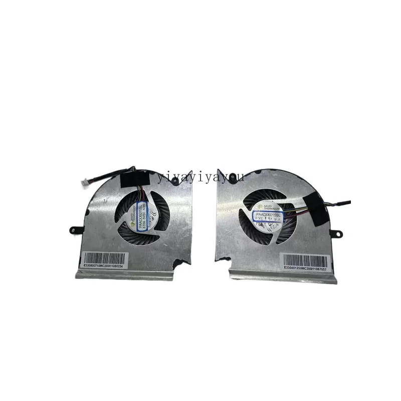 CPU + GPU Cooling Fan for MSI GE75 Raider GL75 GP75 Leopard MS-17E2 Set