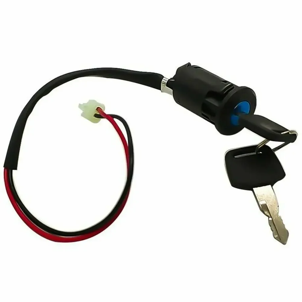 2 Wires Ignition Key Barrel Switch Replacement Universal Motorcycle Karting Ignition Switch On/Off For ATV 50cc-125cc