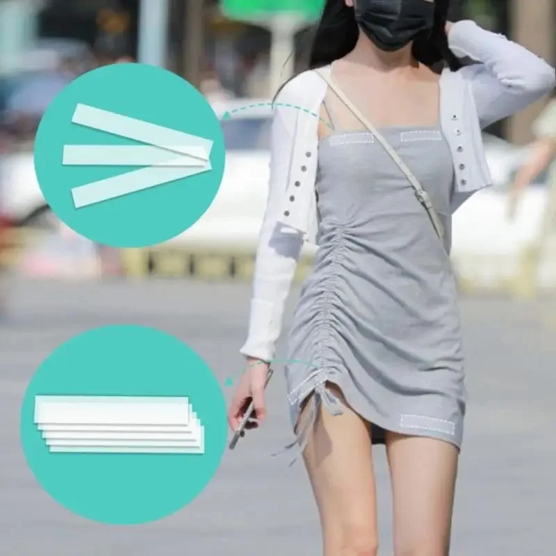 72-teiliges doppelseitiges Mode-Körperband, selbstklebendes Beauty-Tape, transparentes Kleidungsband für diskretes Tragen bei Damenkleidern, Hochzeiten, Abschlussbällen und Dessous