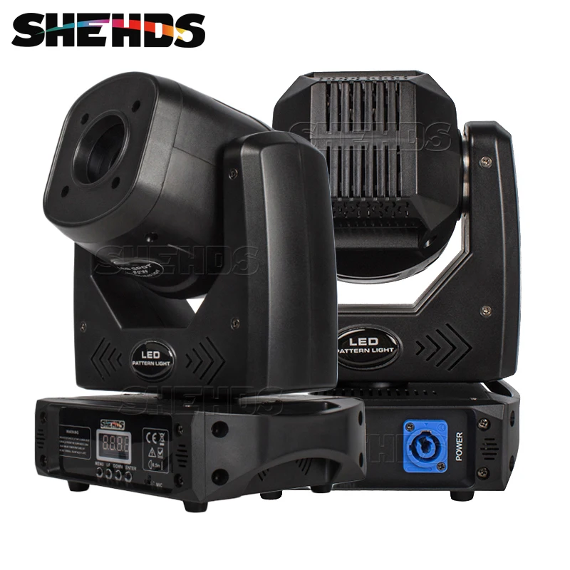 shehds led stage effect lighting 3 face prisma spot moving head lights dmx control 80w festa bar dj disco dmx 01