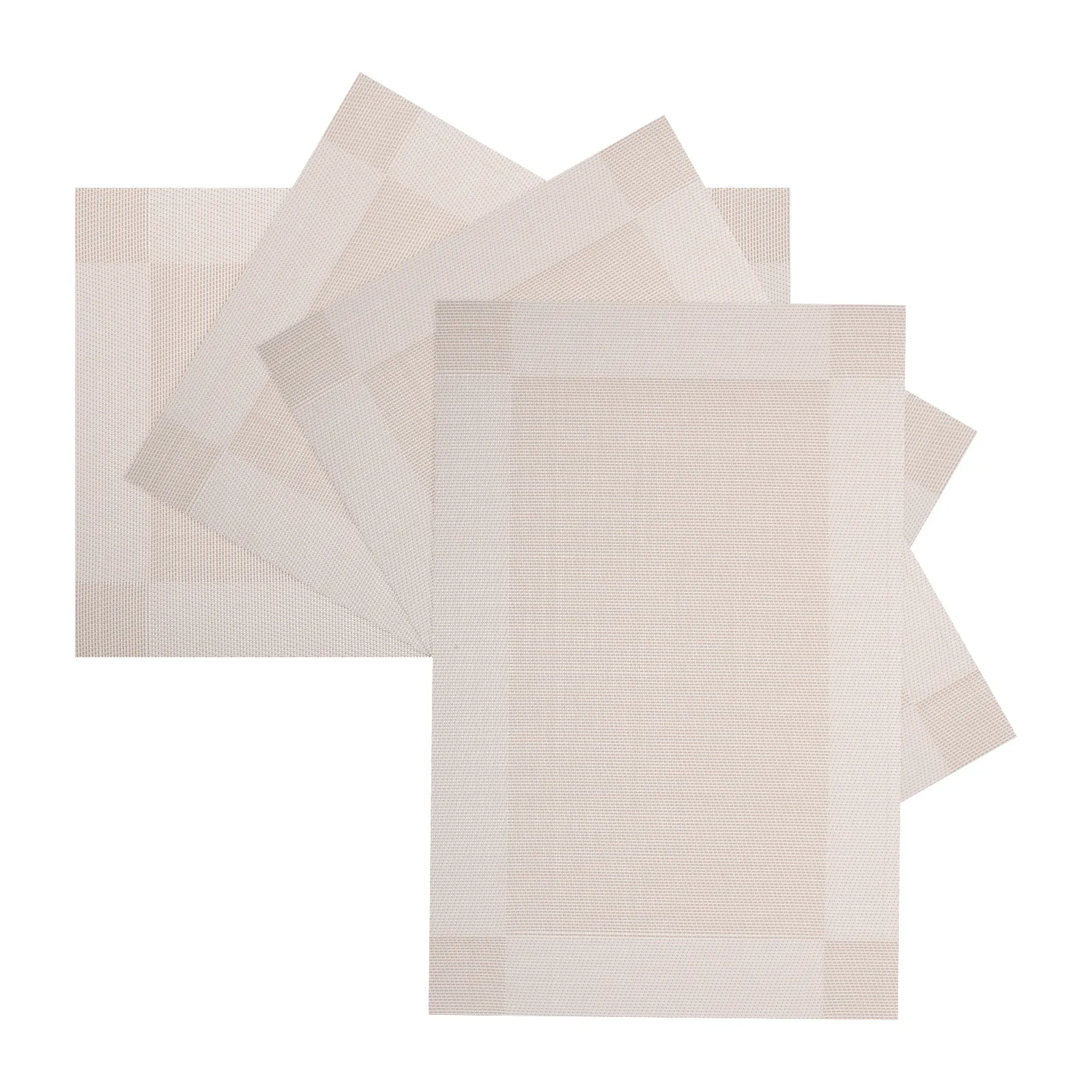 4Pcs Nail Art Table Mats Soft Manicure Hand Rest Cushion Russian Weaving Nail Tech Workstation Desk Mat for Home Salon