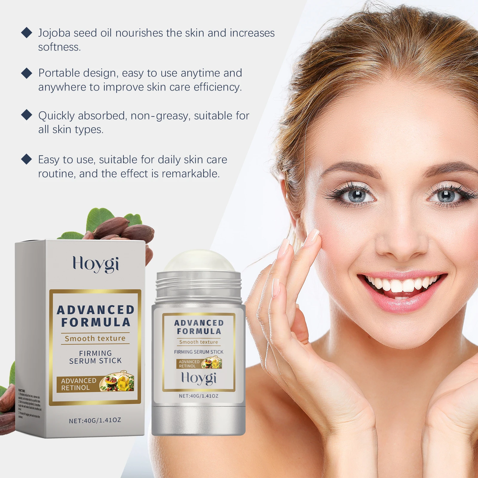 Hoygi 40g Retinol Renewal Stic - Niacinamide Brightening Serum ulasan dan harga
