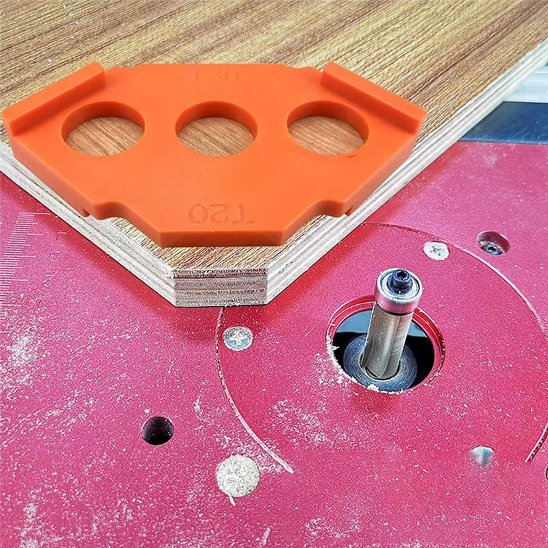 4-teiliges Set Radius Jig-Fräsvorlagen, ABS + CNC-Fräsvorrichtung mit hoher Härte, Ecken R10-15 R25-35 R20-30 R30-40-N38R
