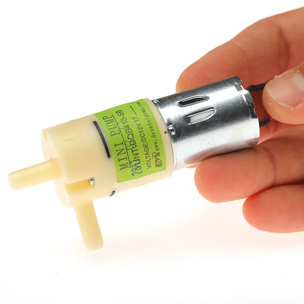 0.9L/min Mini 370 Self-priming Water Pump DC 7.4V 9V 12V Micro Small Electric Diaphragm Pump Carbon Brush Low Noise
