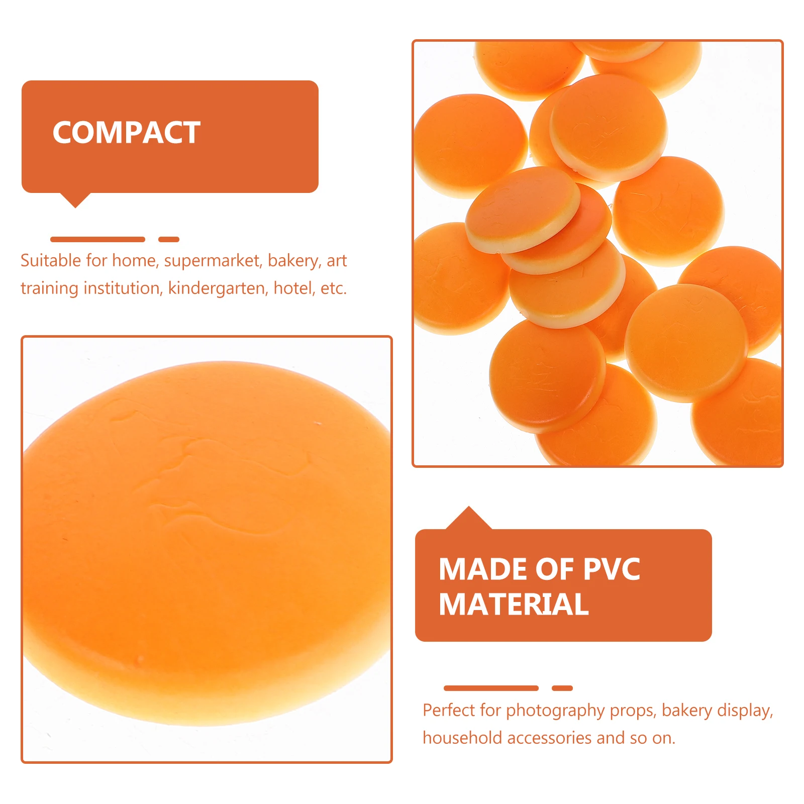 

20 Pcs Cream Glue Accessories Play Dessert Food Other Simulated Pvc Realistic