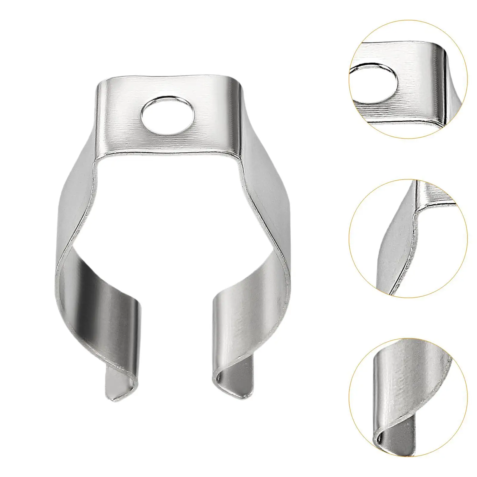 U Shape Stainless Steel LED Tube Clips Holder Bracket Support Accessory Prevent Sagging for Home Lighting