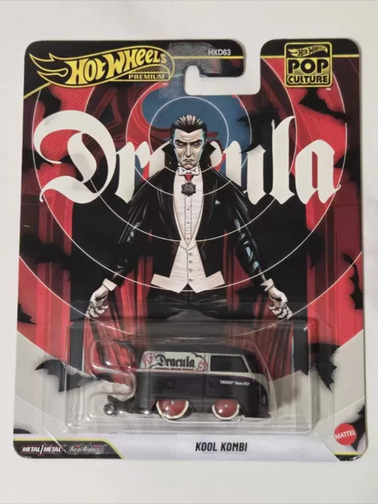 Novo Modelo de Carro Hot Wheels Premium Pop Culture Hxd63 Forza Audi 90 Batman Dracula Kool Kombi, Modelo Colecionável, Presente de Aniversário