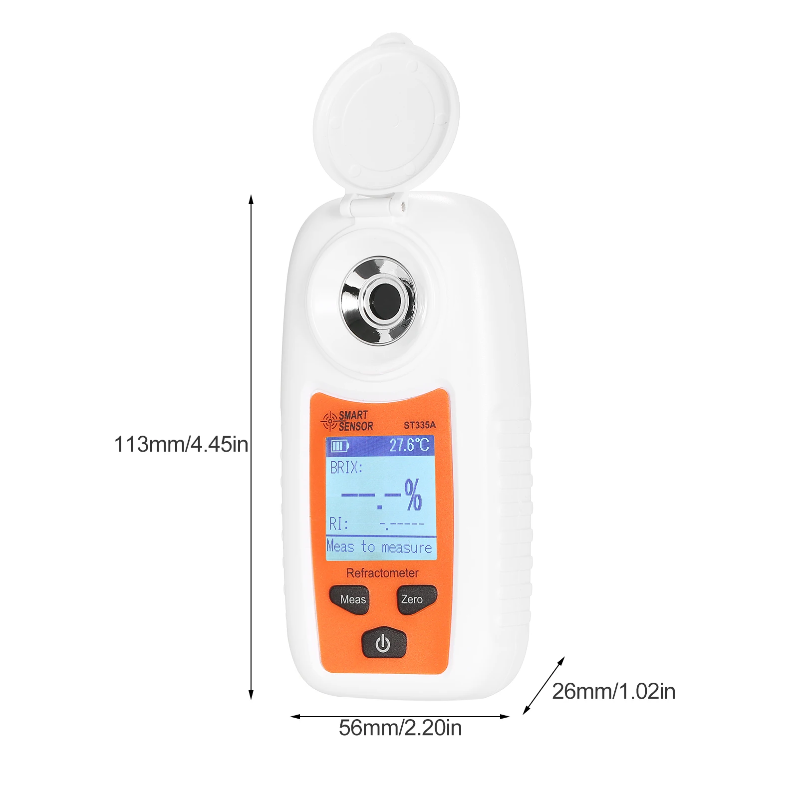 SMART SENSOR ST335A Digital Refractometer ATC Sugar Percent Tester 0-35% Brix Sugar Concentration Detector Honey Saccharometer