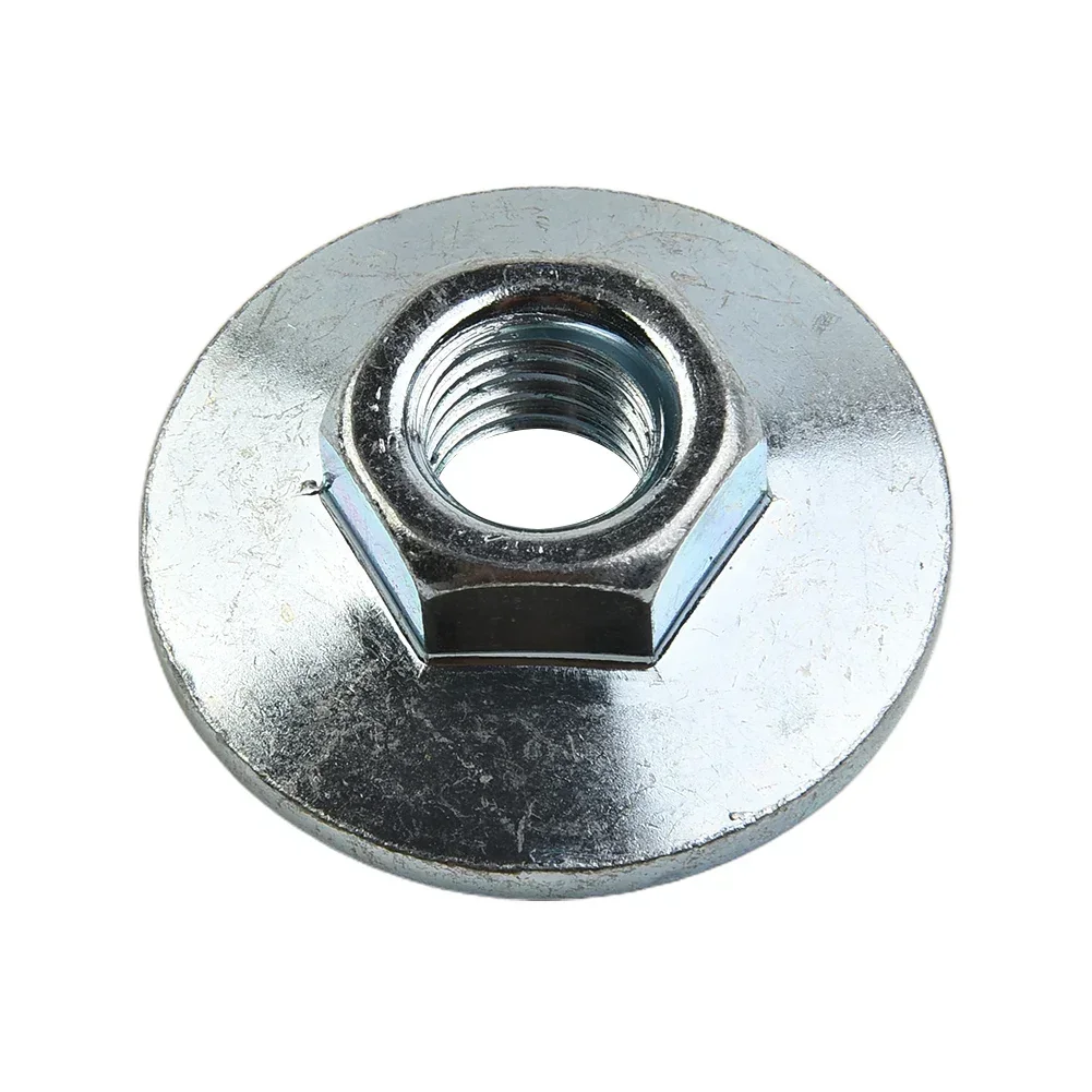 1pc Angle Grinder Disc Quick-Change Locking Flange Nut Quick Release Silver Hexagon Fit For 125/150/180/230 Angle-Grinder