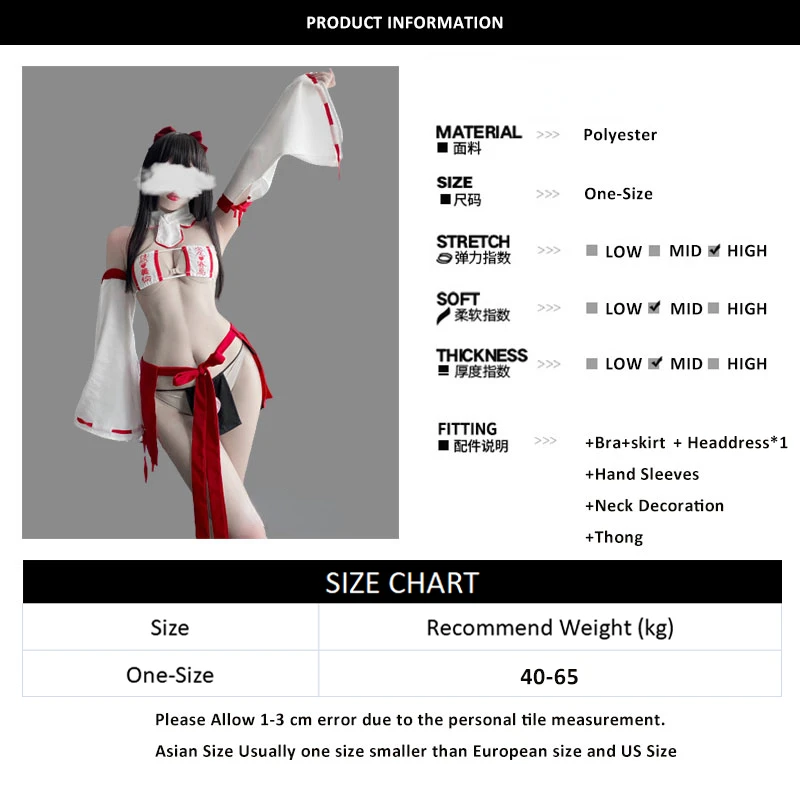 Japanese Anime Cosplay Costumes Super Sexy Kimono Bra Strap Panties Erotic Wizard Role Play Halloween Outfit For Women