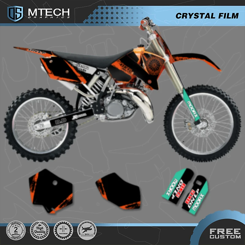 

DSMTECH Motorcycle Graphics Background for KTM 125 250 300 350 450 2003 2004 SX SXF 2004 EXC Decals Stickers Kits 001