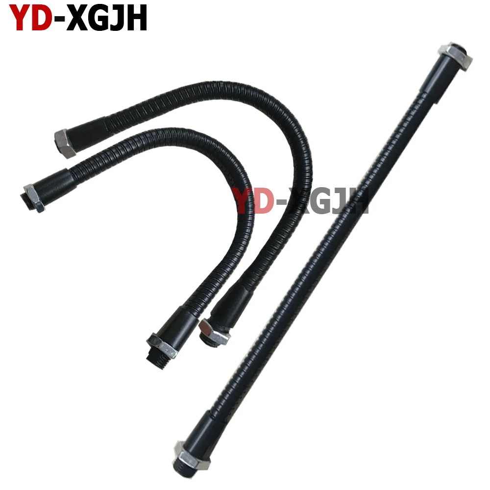 

Dia 8/10mm-M8-M10 Gooseneck flexible holder lamp universal Hose Metal serpentine tubes long 20 30 40 50CM For table lampTurnover